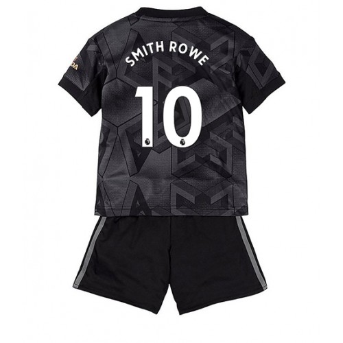 Arsenal Emile Smith Rowe #10 Bortedraktsett Barn 2022-23 Kortermet (+ Korte bukser) Arsenal Emile Smith Rowe #10 Bortedraktsett Barn 2022-23 Kortermet (+ Korte bukser)
